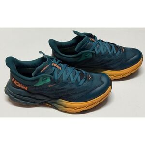 Hoka Speedgoat 5 GTX Womens 9 Trail Running Shoes Teal Orange Waterproof 1127913